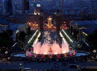 Танцующие фонтаны в Барселоне